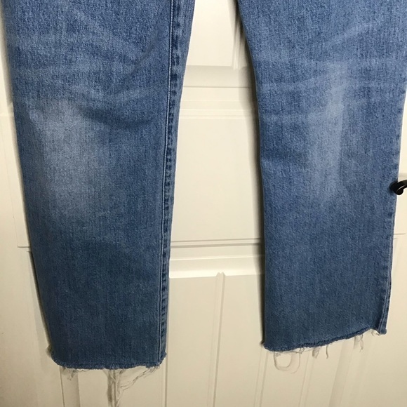 Madewell Tall Slim Demi-Boot Jeans in Denis Wash. - Picture 6 of 15